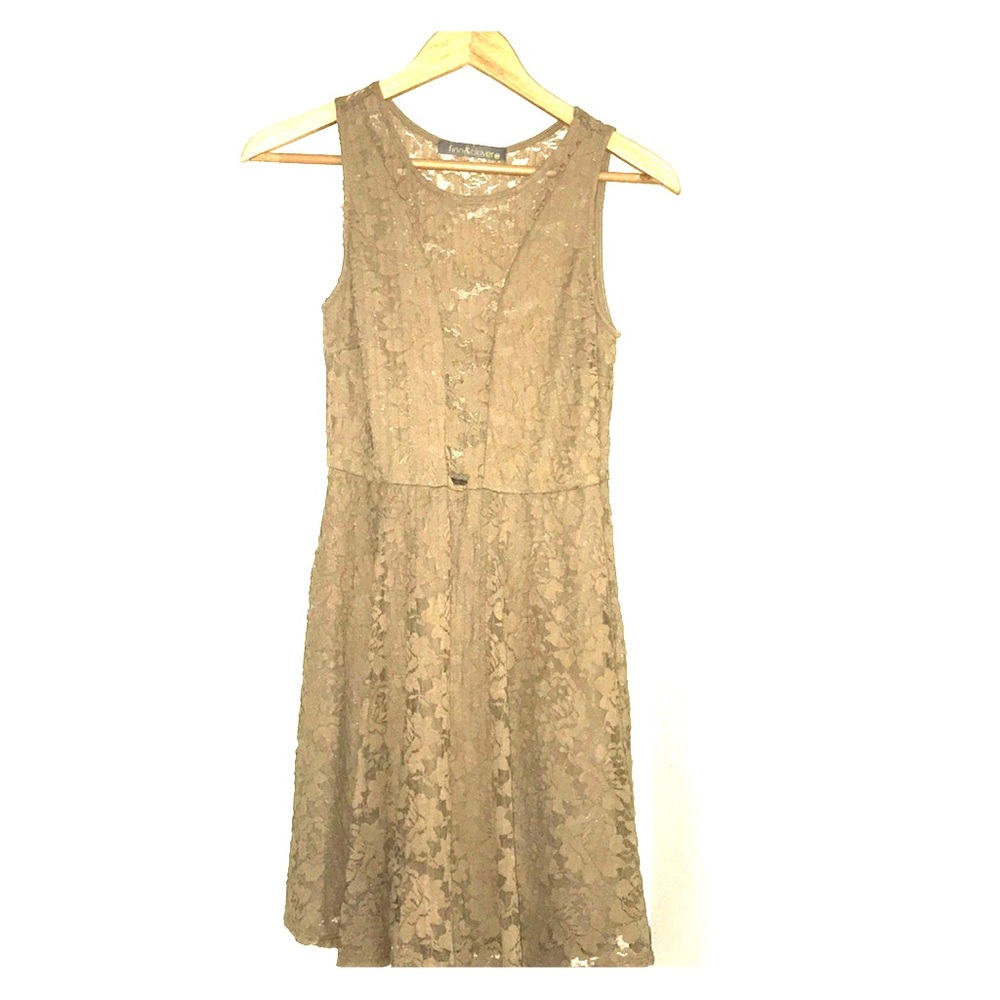 Tan casual dress